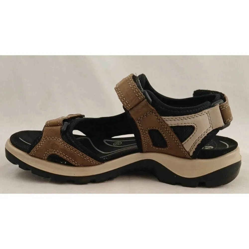 ECCO Yucatan Offroad Sandals mens 39 EUR US 8.5 Black Sport Hiking Water